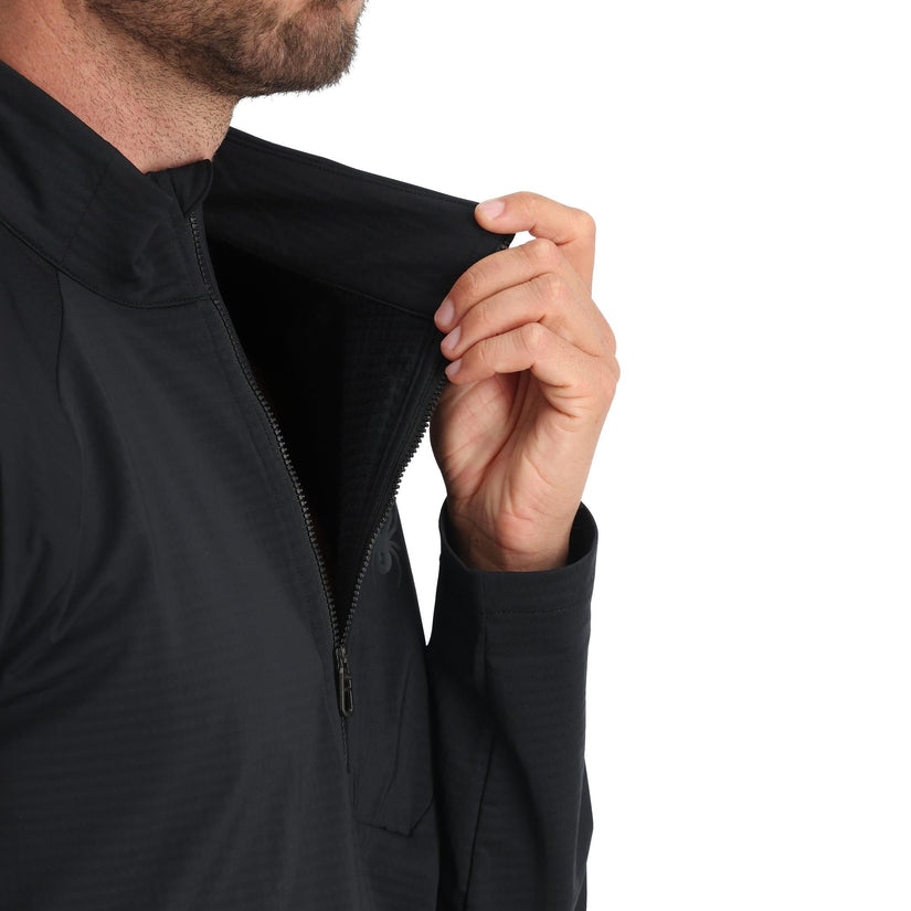 Spyder Mens Gridweb Fleece 1_2 Zip
