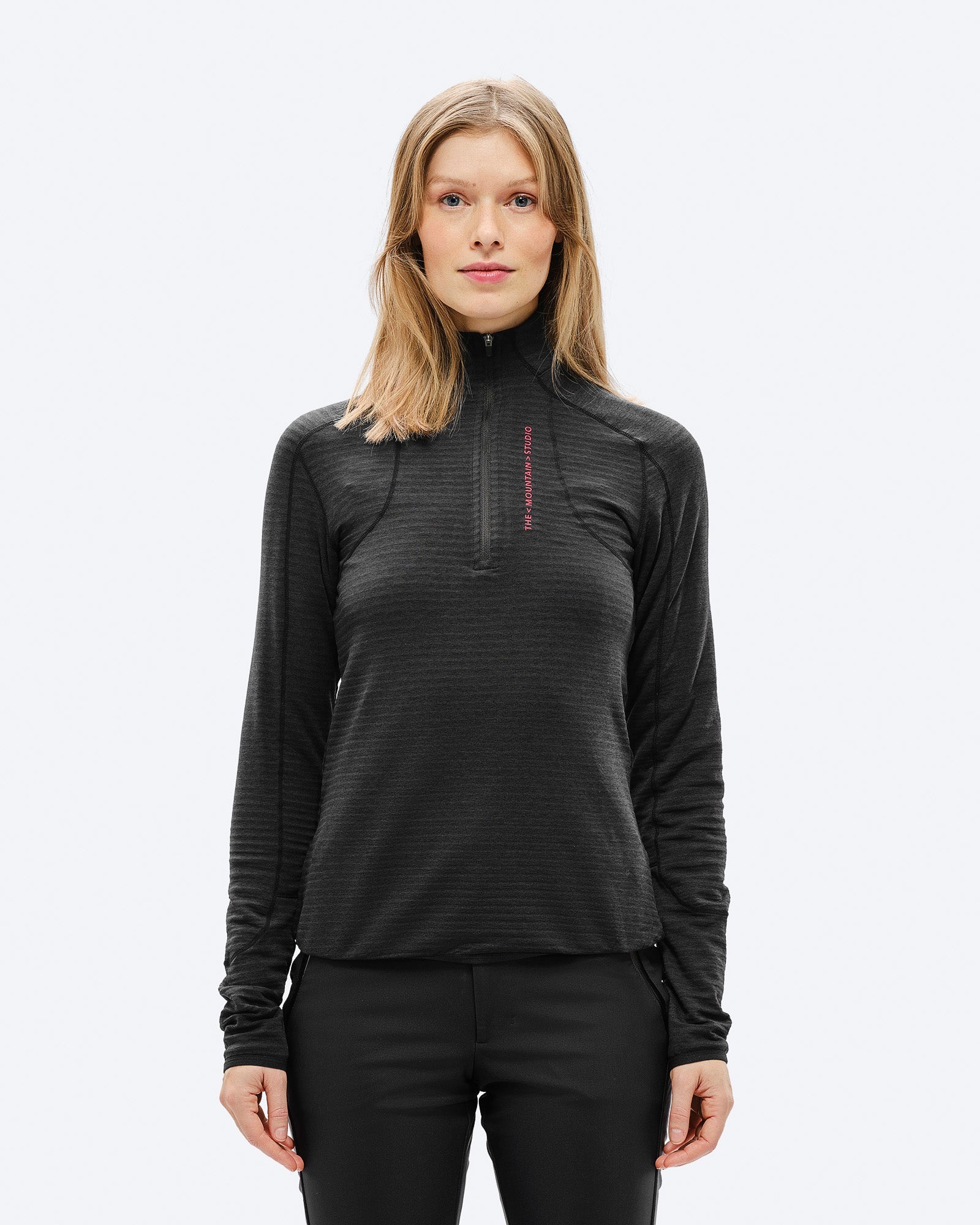 The Mountain Studio Womens Light Tech Fleece Half Zip