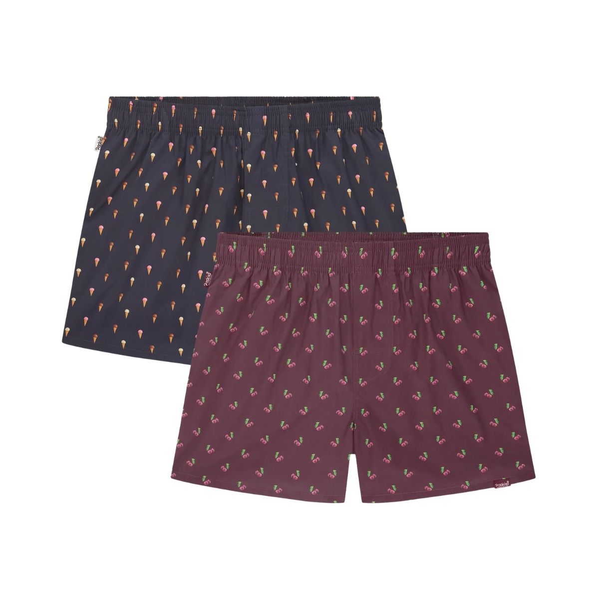 Pockies 2-pack - Icecream/Cherry Boxers