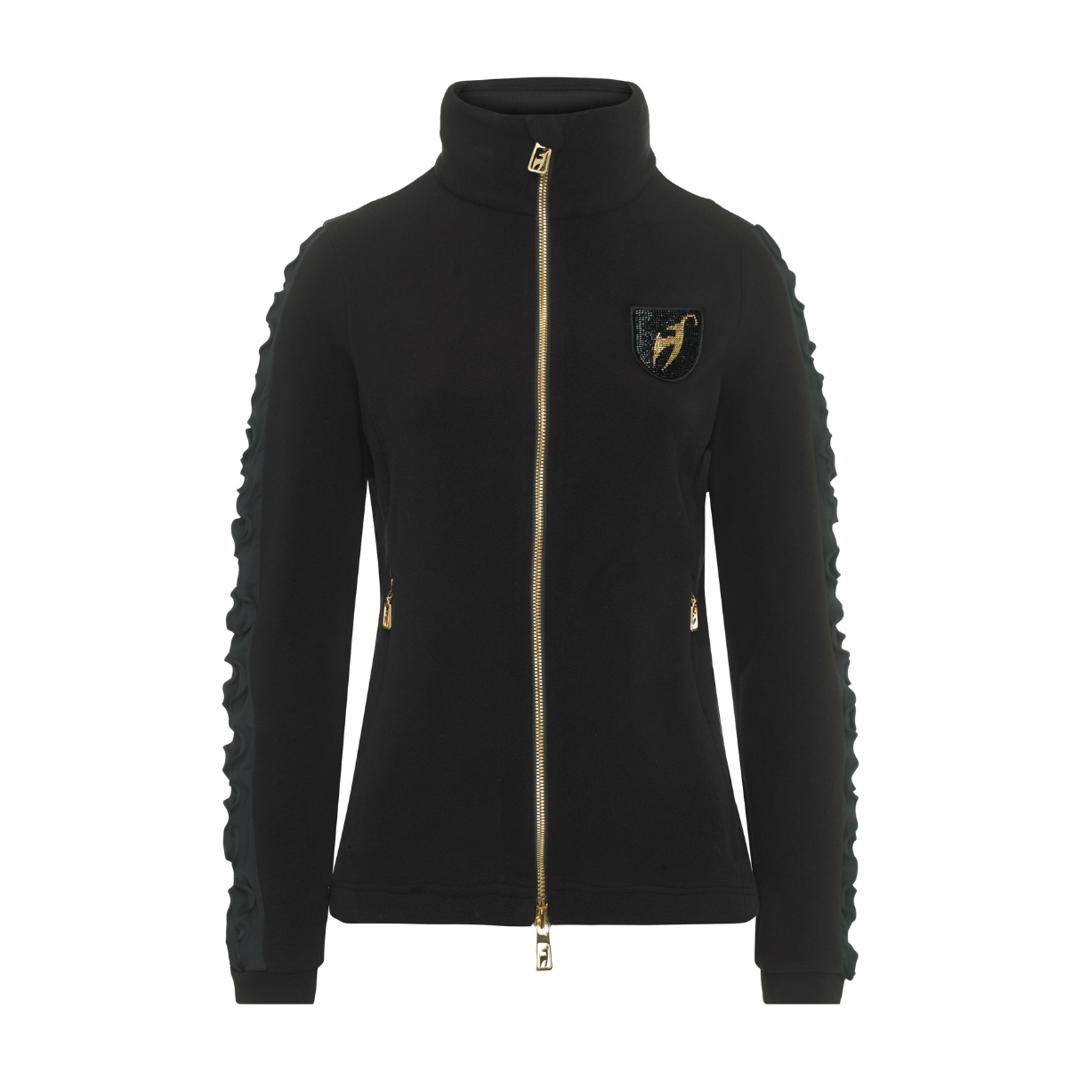 Toni Sailer Womens Carinne Gold Pearl Mid Layer