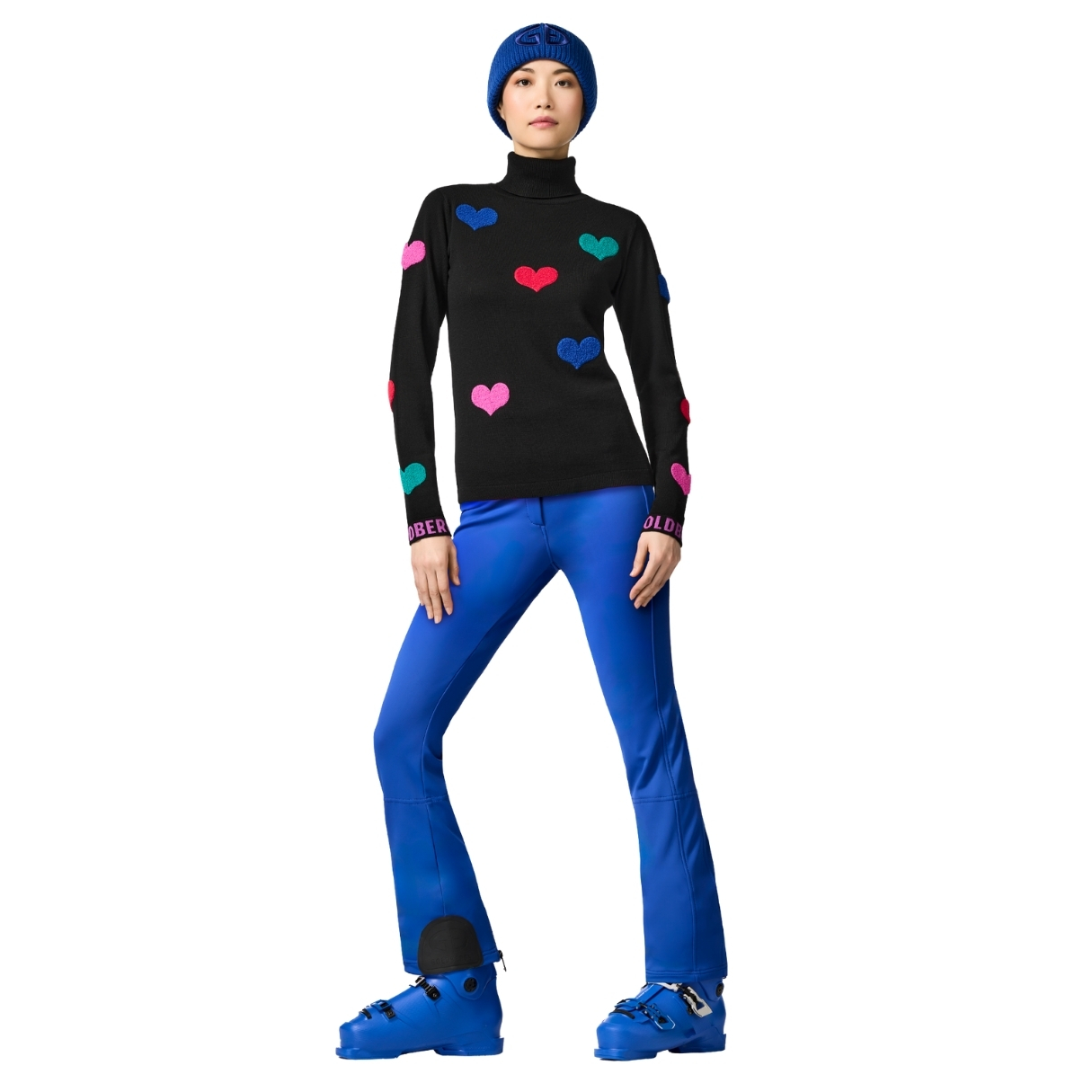 Goldbergh Womens Bacio Long Sleeve Knit Sweater