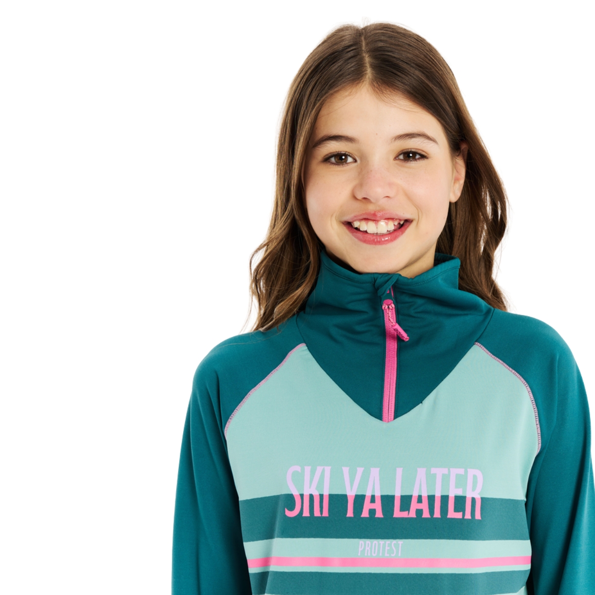 Protest Girls Prtwonder Jr  1/4 Zip Active Top