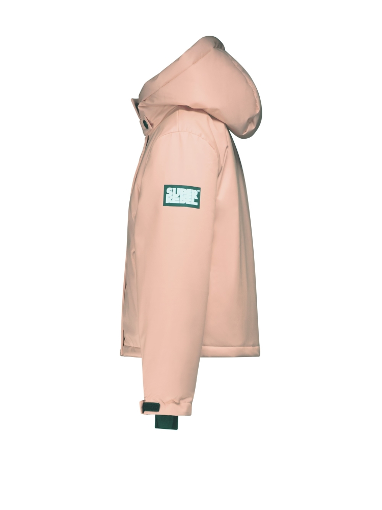Superrebel Girls Twister Twill Hooded Ski Jacket