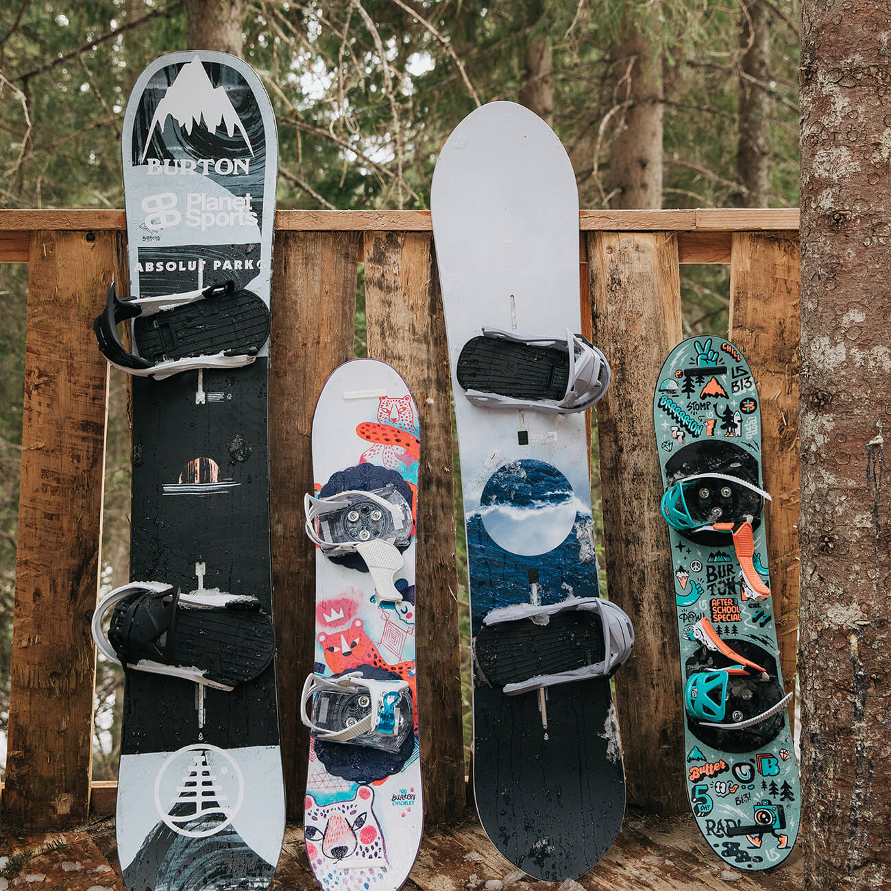 Snowboards foto kids Burton