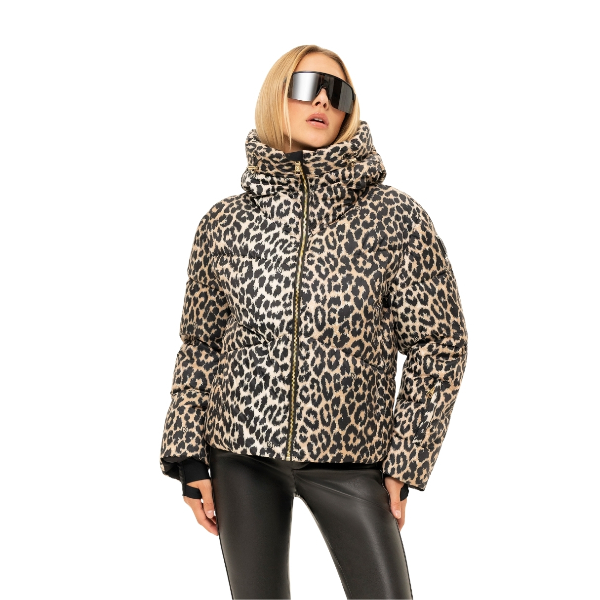 Nikkie Womens Newport Leopard Jacket
