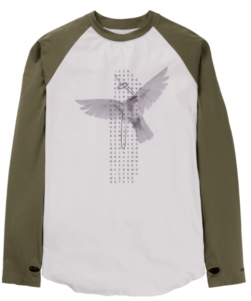 Burton Mens Roadie Tech Midweight Crew Burton Mens Roadie Tech Midweight Crew