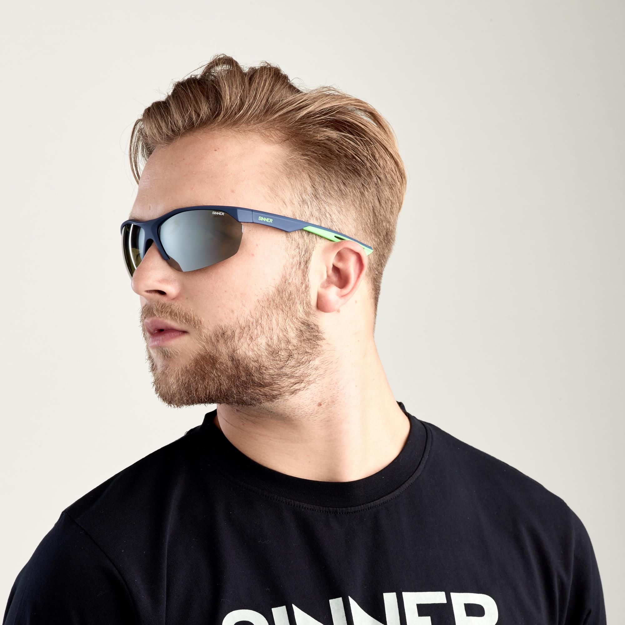 Sinner Pitch Zonnebril - Donkerblauw - Sintras Lens