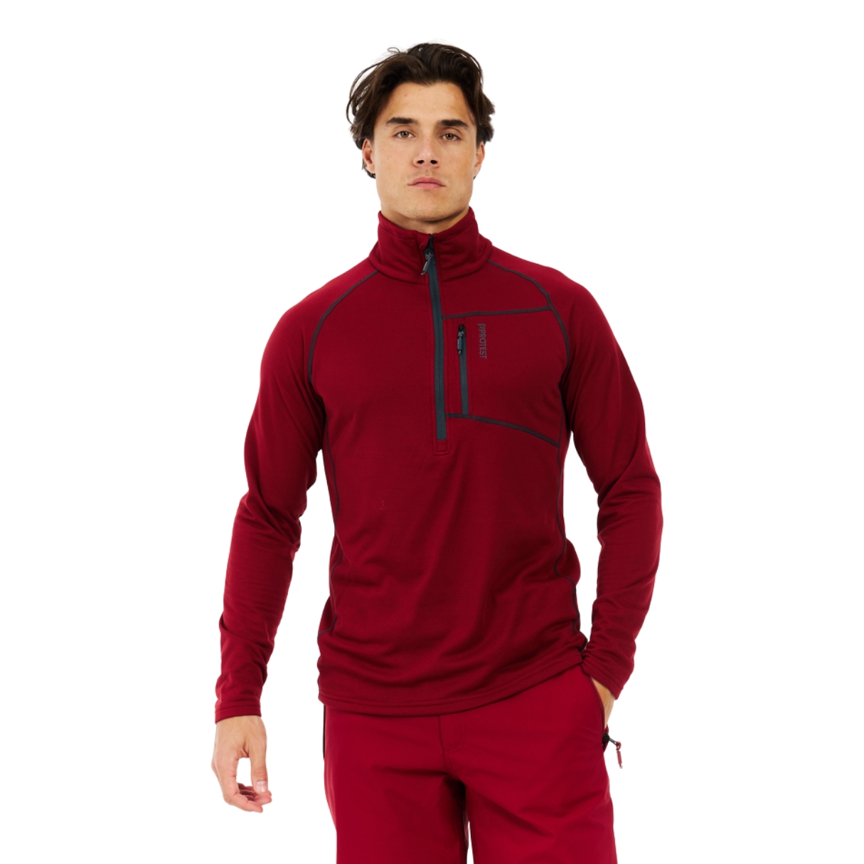 Protest Mens Prtrekody  1/4 Zip Active Top