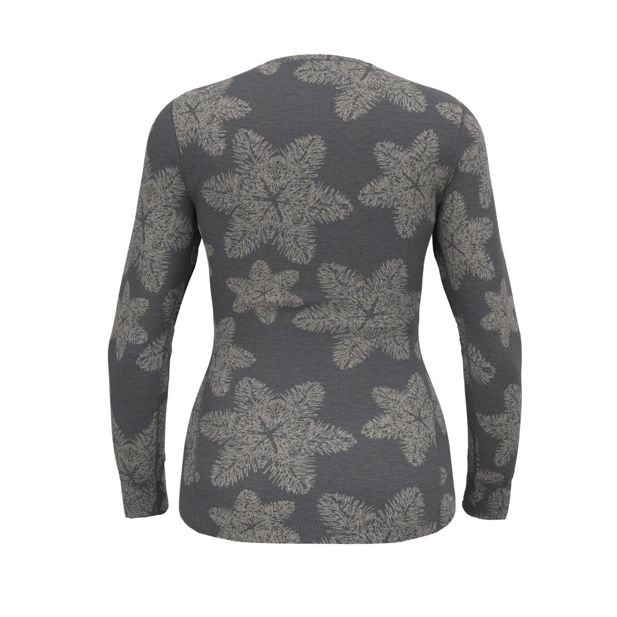 Odlo Womens God Jul Print L/S Crew Neck Shirt