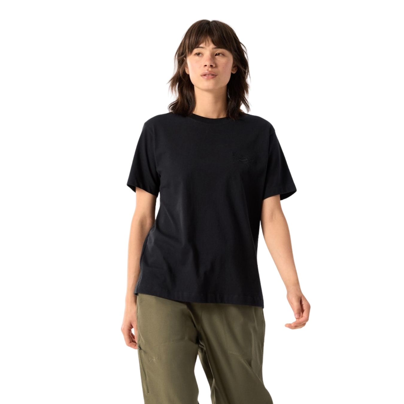 ArcTeryx Womens Kragg Cotton Little Bird Crew SS