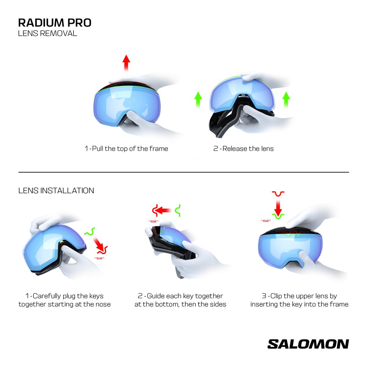 Salomon Radium Pro Sigma 1Lens Black_Red