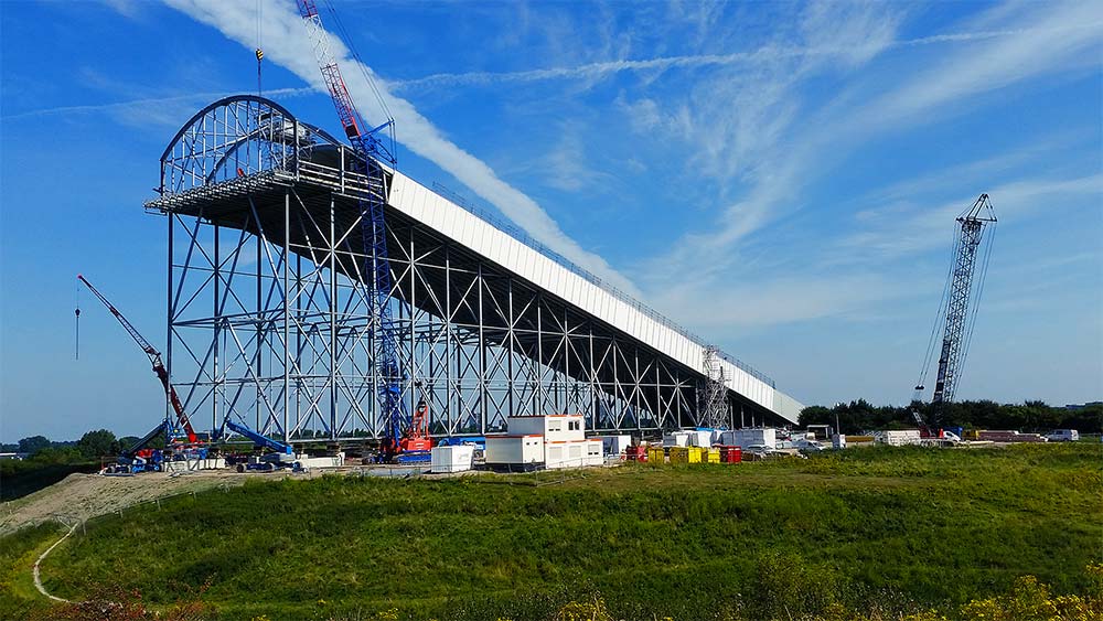 De verlengde piste van SnowWorld is bijna af! De verlengde piste van SnowWorld is bijna af!