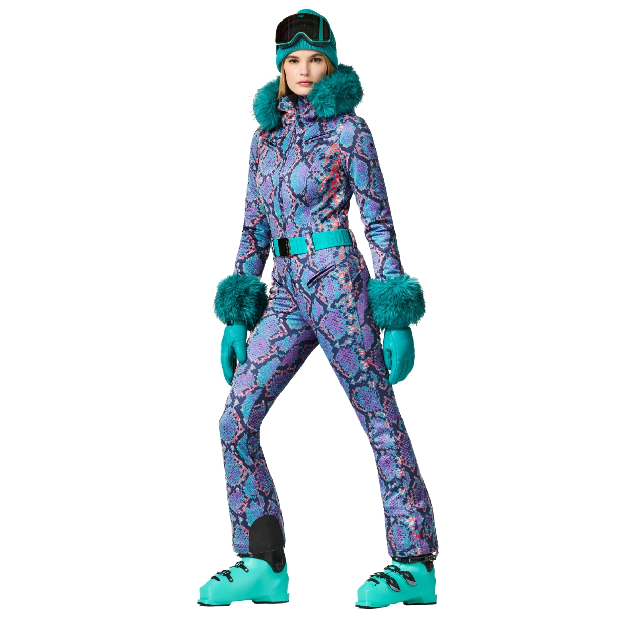 Goldbergh Womens Zafira Ski Suit Faux Border