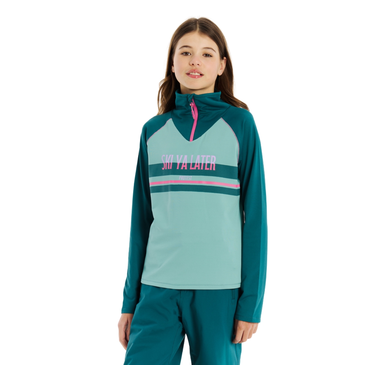 Protest Girls Prtwonder Jr  1/4 Zip Active Top