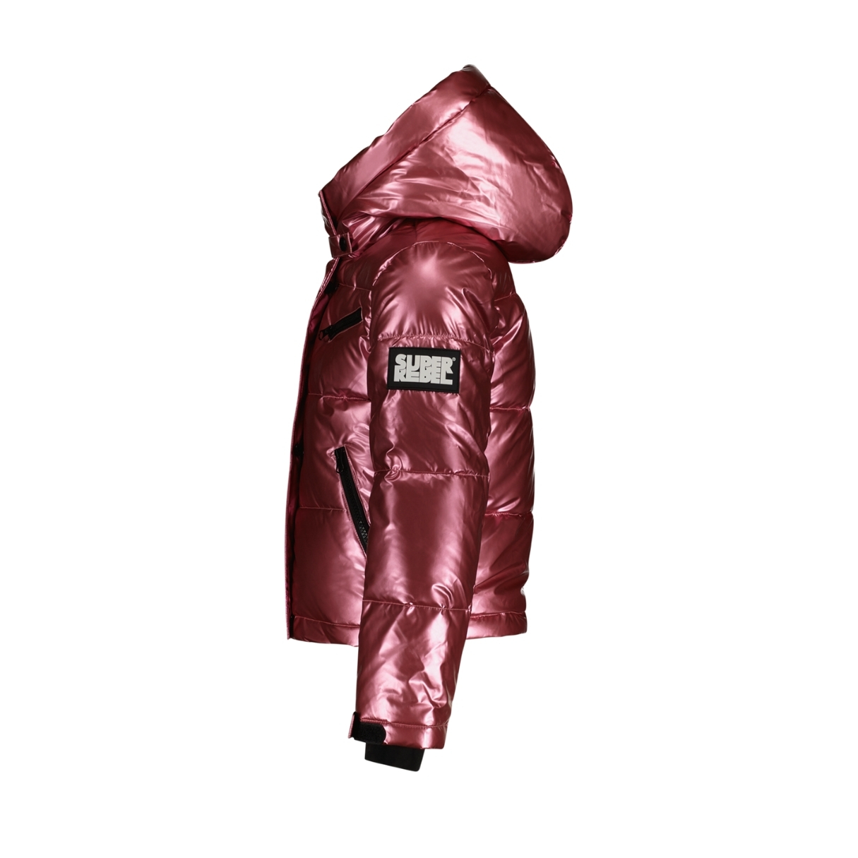Superrebel Girls Spicy Metallic Hooded Ski Jacket
