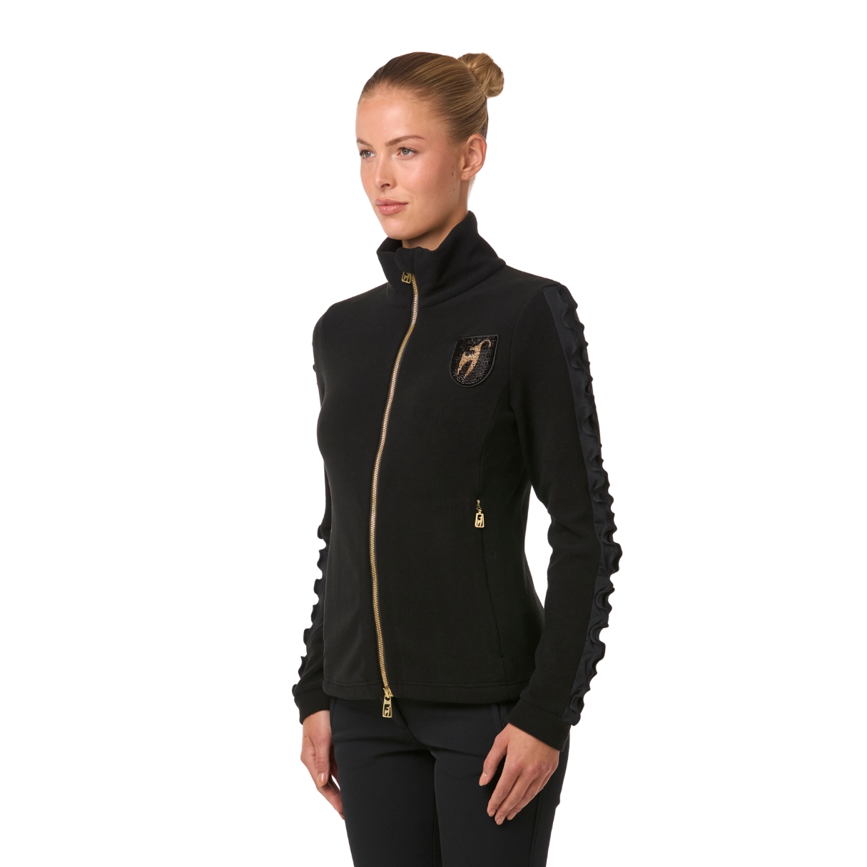 Toni Sailer Womens Carinne Gold Pearl Mid Layer
