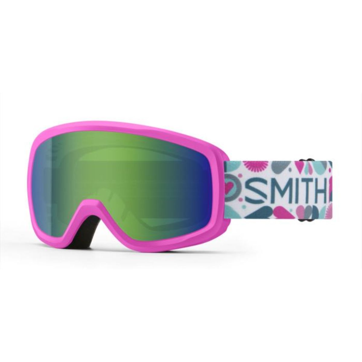 Smith Snowday - Vivid Pink Hearts-Green 