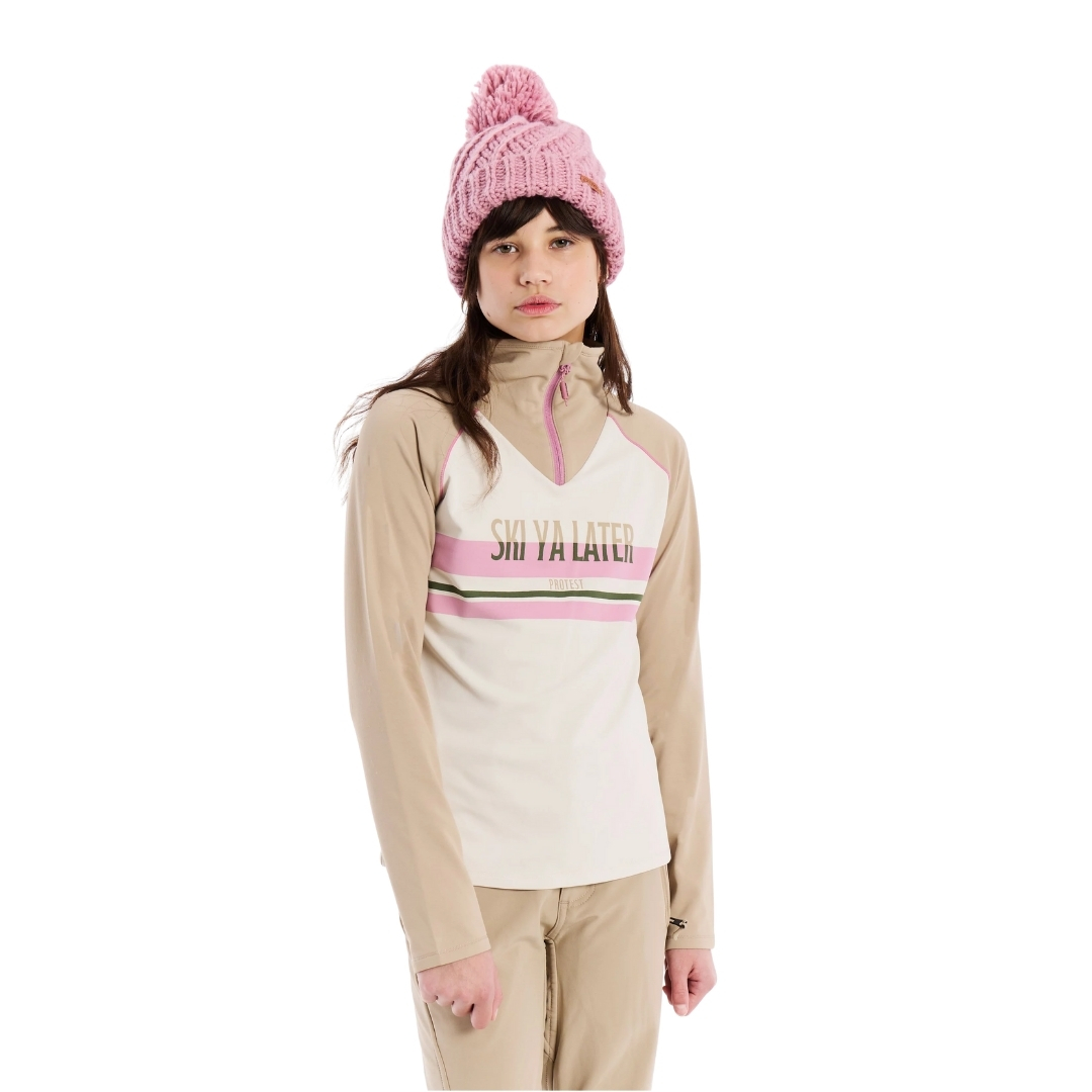 Protest Girls Prtwonder Jr 1/4 Zip Active Top 