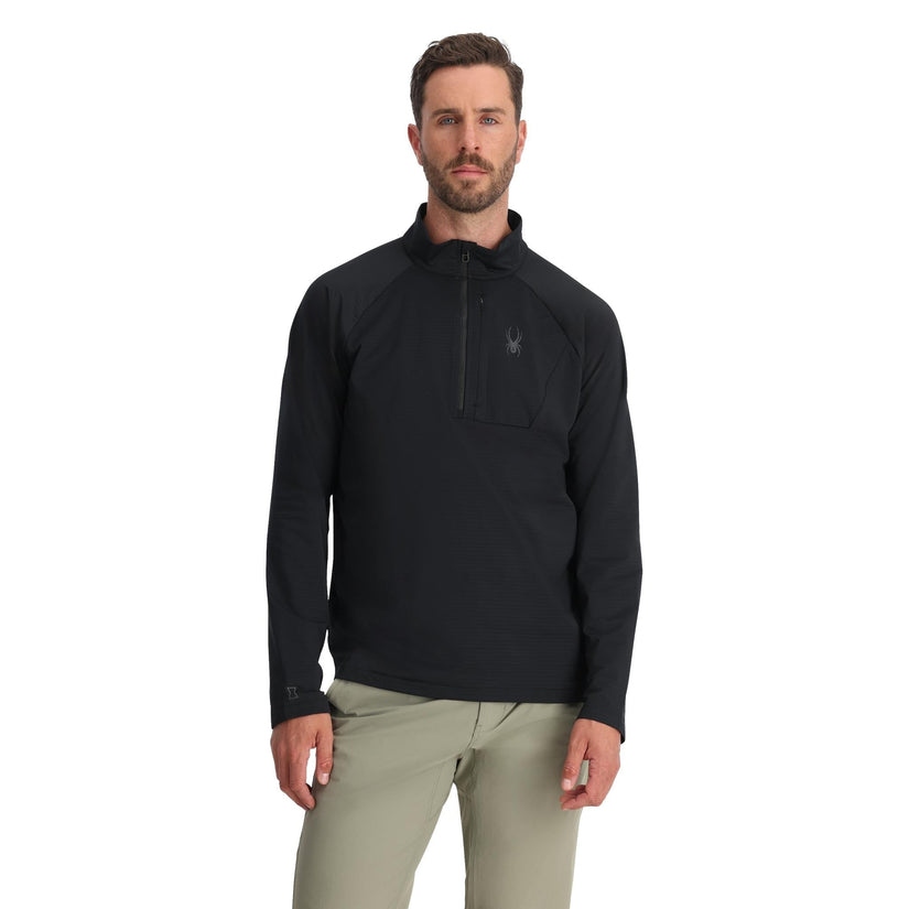 Spyder Mens Gridweb Fleece 1_2 Zip