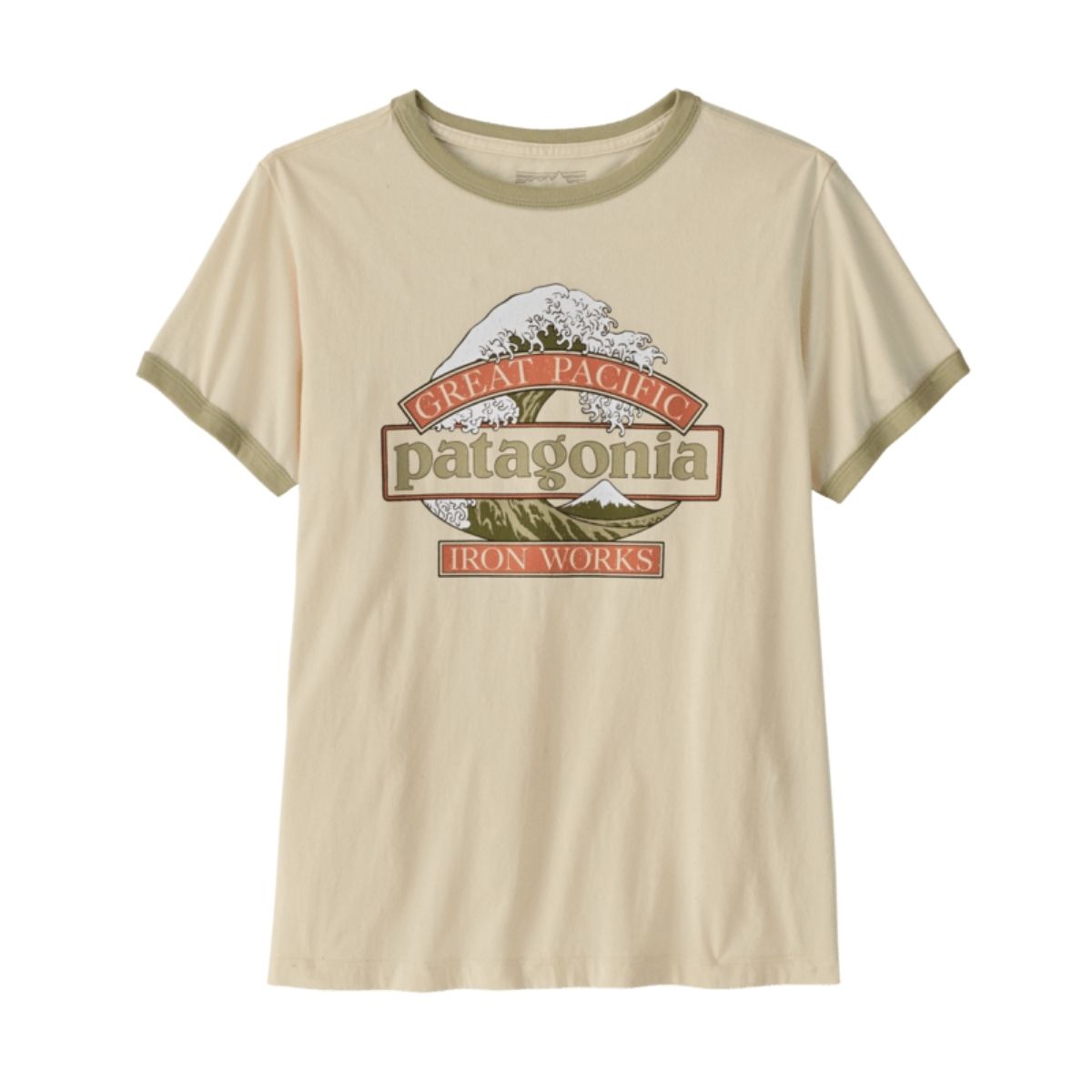 Patagonia Womens Great Waves Ringer Tee