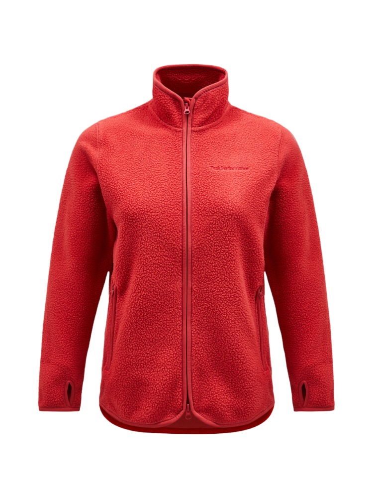 Peak Performance Womens Pile Zip Jacket